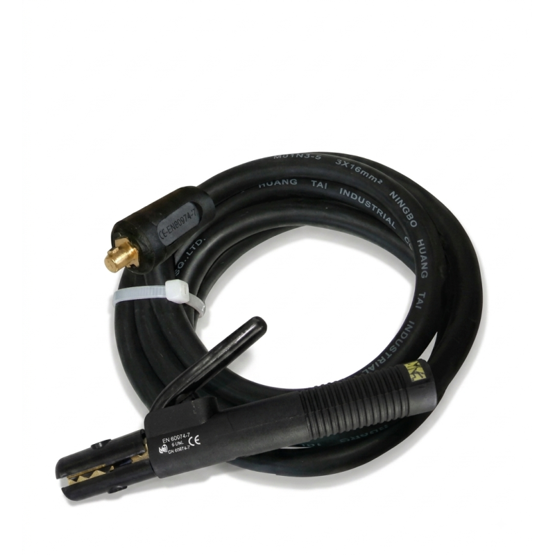 Câbles | GYS | CABLE PORTE-ELECTRODE 300A - 35mm² - 4m - CONNECT. 35/50mm²